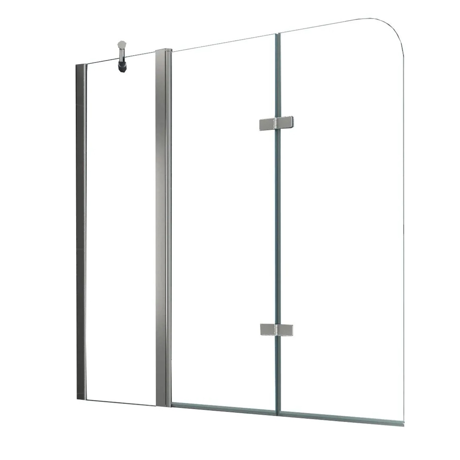 Glasdeals Badewannenaufsatz Duschtrennwand TRIPLE 150 x 140 cm – 3507 günstig online kaufen
