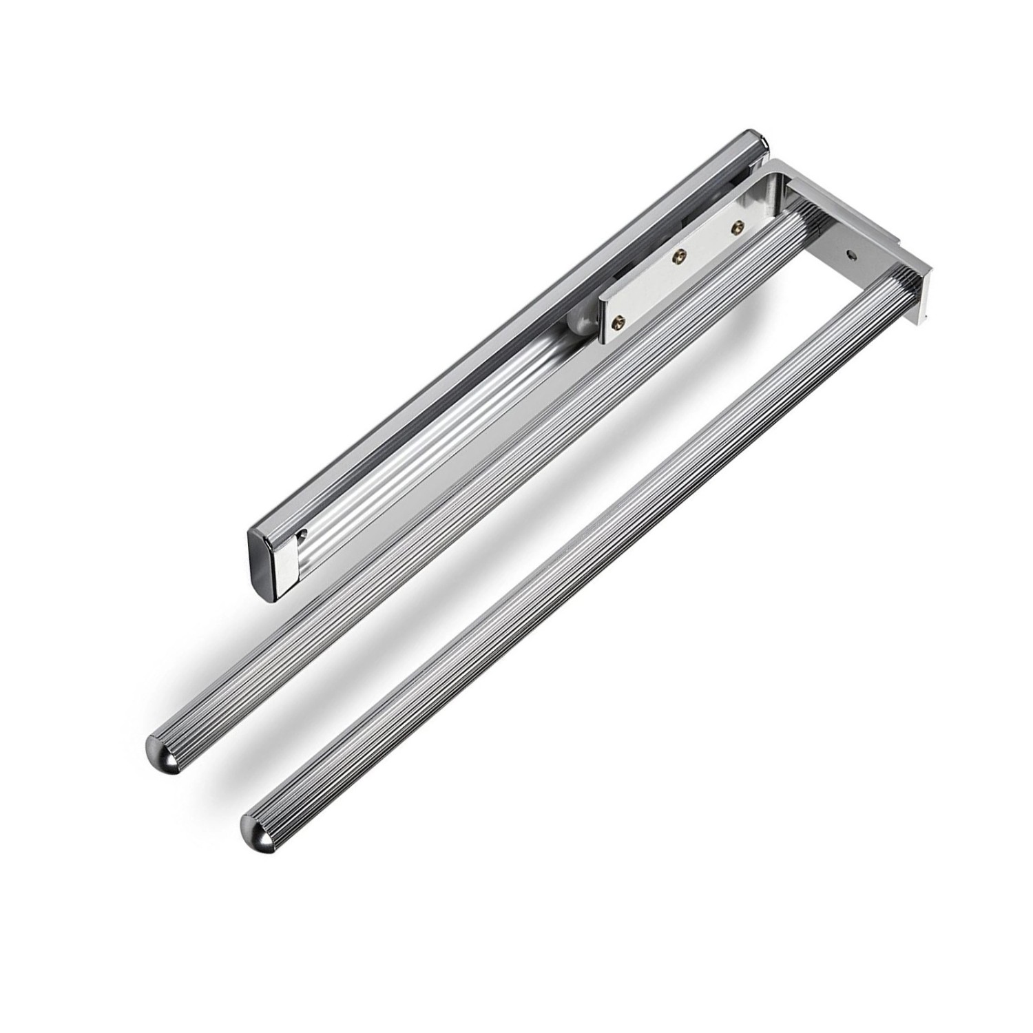 SOTECH Aluminium Handtuchhalter TED 2 Armig 325 bis 487 mm Ausziehbar Drehb günstig online kaufen