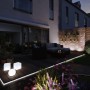 Paulmann Plug & Shine Globe Leuchte (Ø 20cm) im Garten, RGBW, IP65.