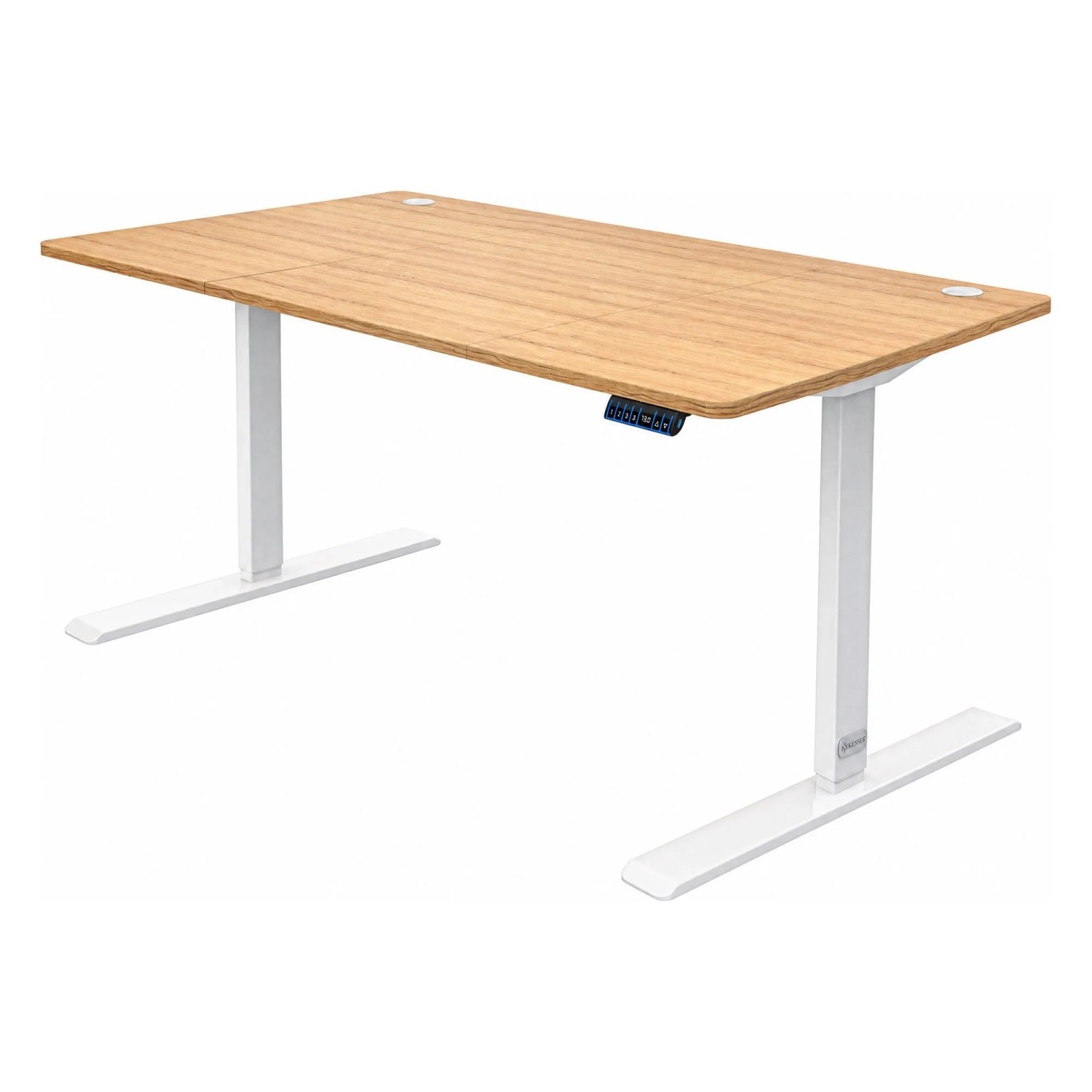 KESSER Steh Sitz Schreibtisch Elektrisch Höhenverstellbar 160 x 70 cm Beige
