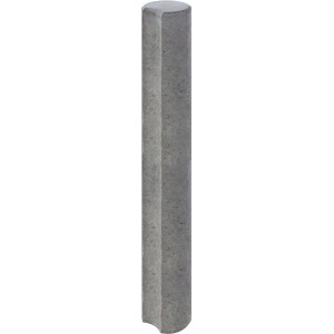 Diephaus Verbundpalisade, grau, 150 cm hoch, Ø 20 cm, für Einfassungen und Mauersysteme.