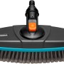 Gardena Cleansystem Stielbürste Soft, anthrazit. Bürste für schonende Reinigung empfindlicher Oberflächen.