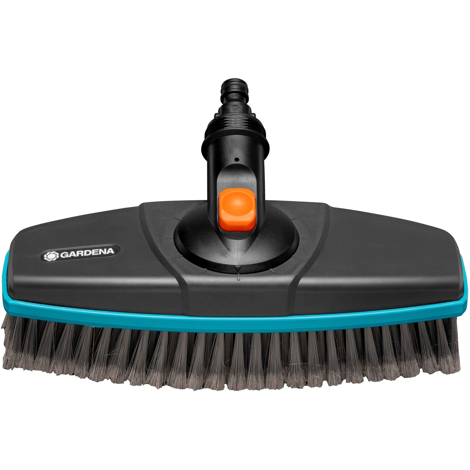 Gardena Cleansystem Stielbürste Soft, anthrazit. Bürste für schonende Reinigung empfindlicher Oberflächen.