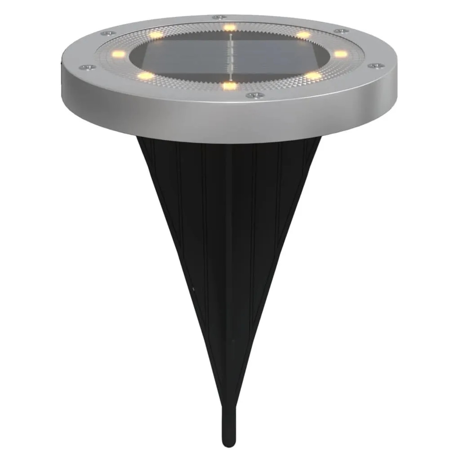 vidaXL Solar-Bodenleuchten mit Erdspieß 12 Stk Warmweiß 4008201