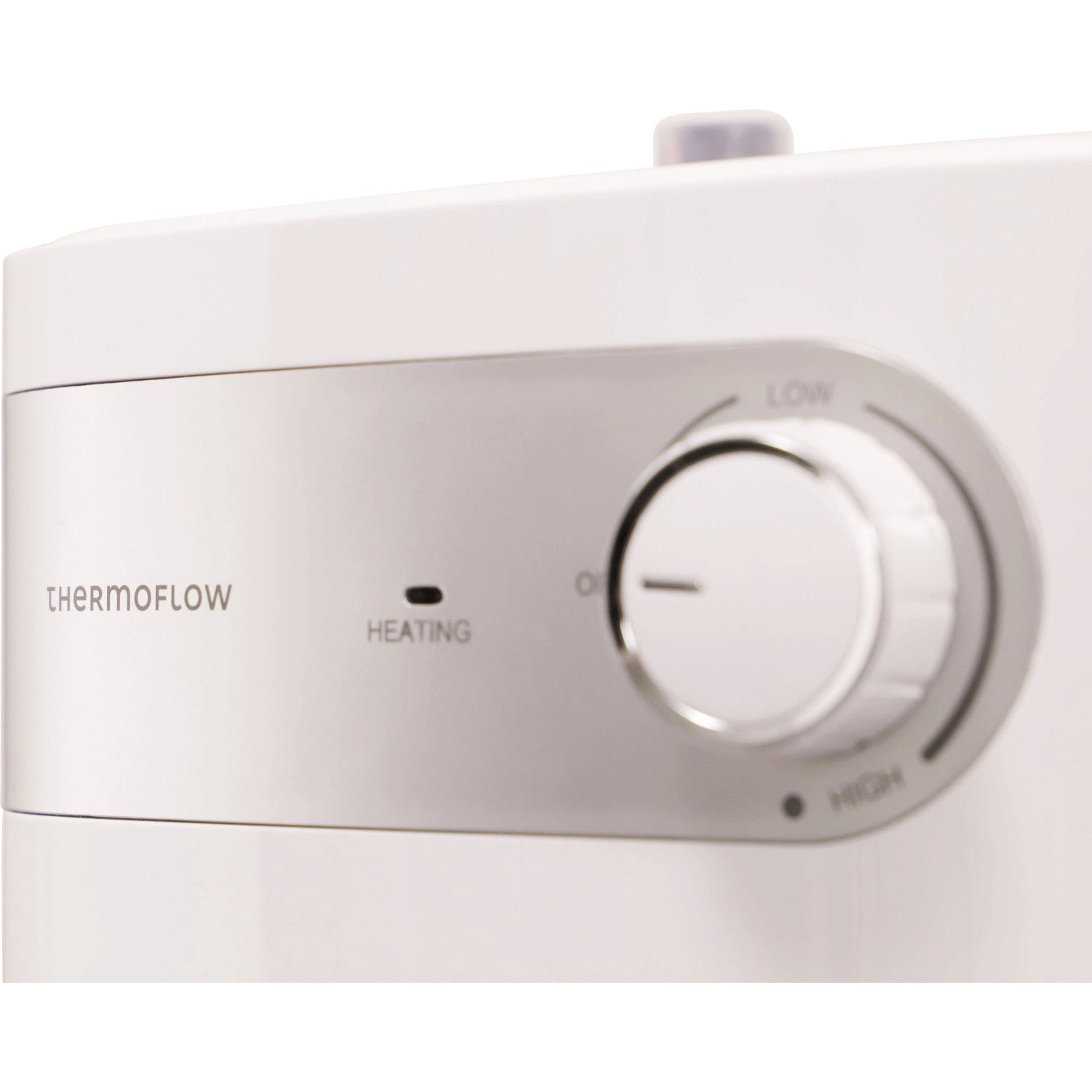 Detailaufnahme Thermoflow Untertischspeicher 5L mit Temperaturregler.