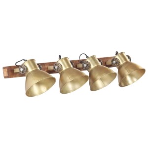 vidaXL Wandlampe Industriestil Messing 90x25 cm E27 320506
