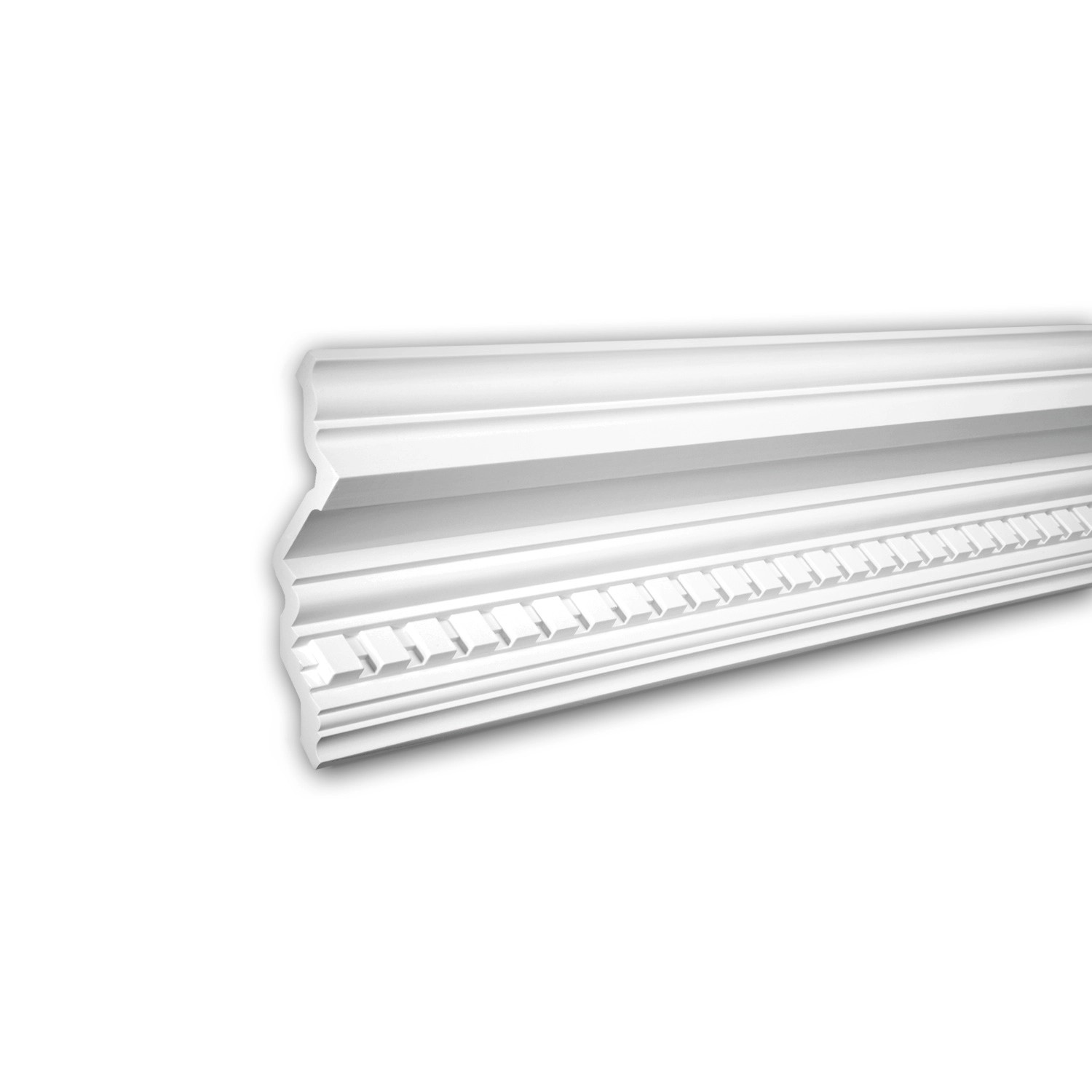 PROFHOME 150110 Eckleiste aus Polyurethan Deckenleiste Stuckleiste 2 m 200 günstig online kaufen