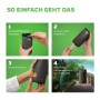 Anleitung: Thermacell Mückenabwehr Protect in Weiß-Grün aktivieren für 15m² Schutz.