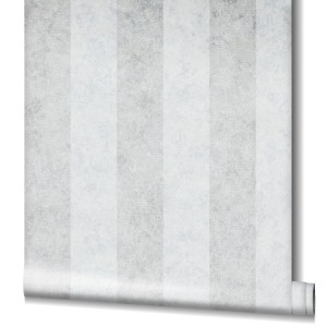 Graue Marburg Vliestapete mit Blockstreifenmuster, 10,05 m x 0,53 m, aus der GZSZ Kollektion.