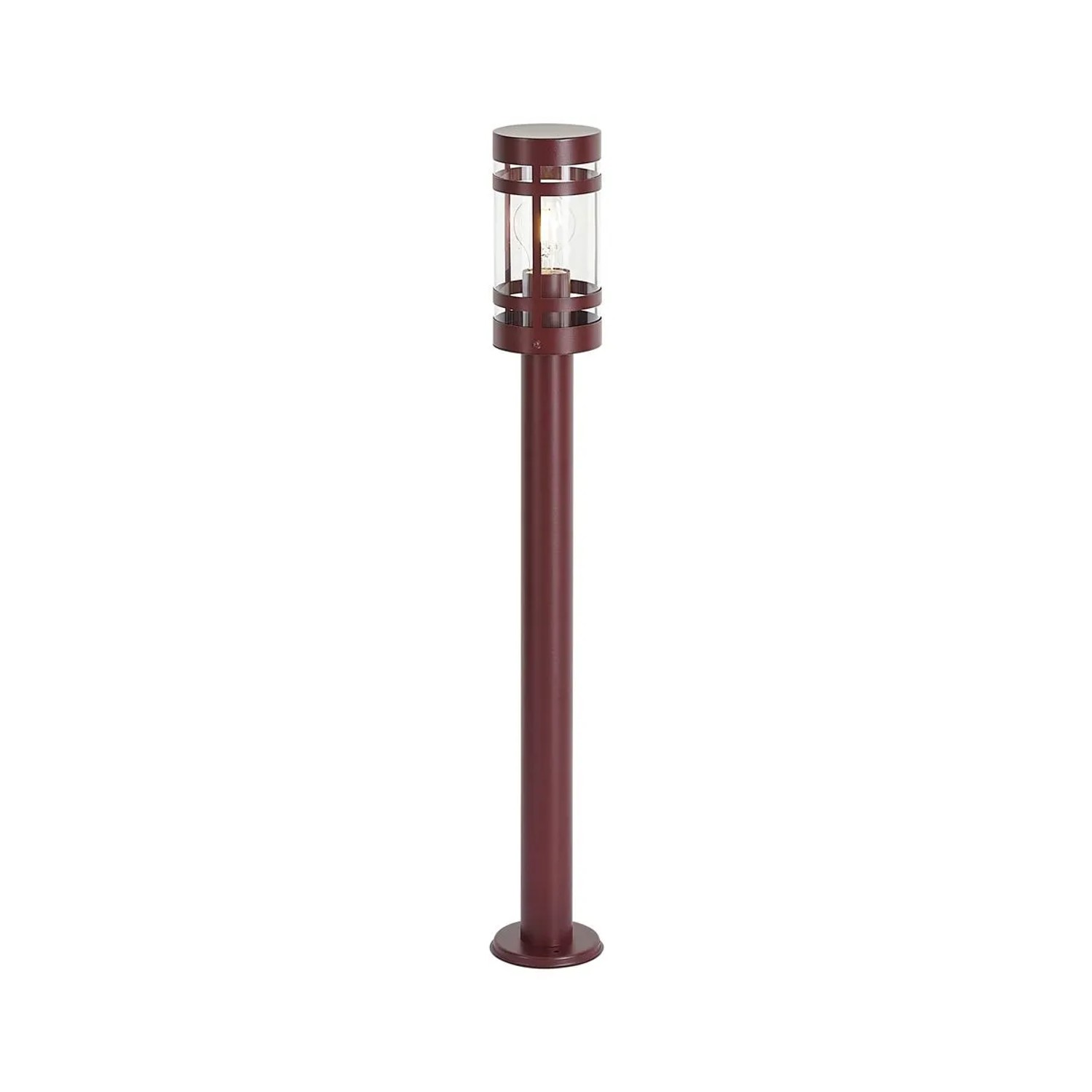 QAZQA Moderne Außenleuchte DunkelRot 80cm IP44 Gleam