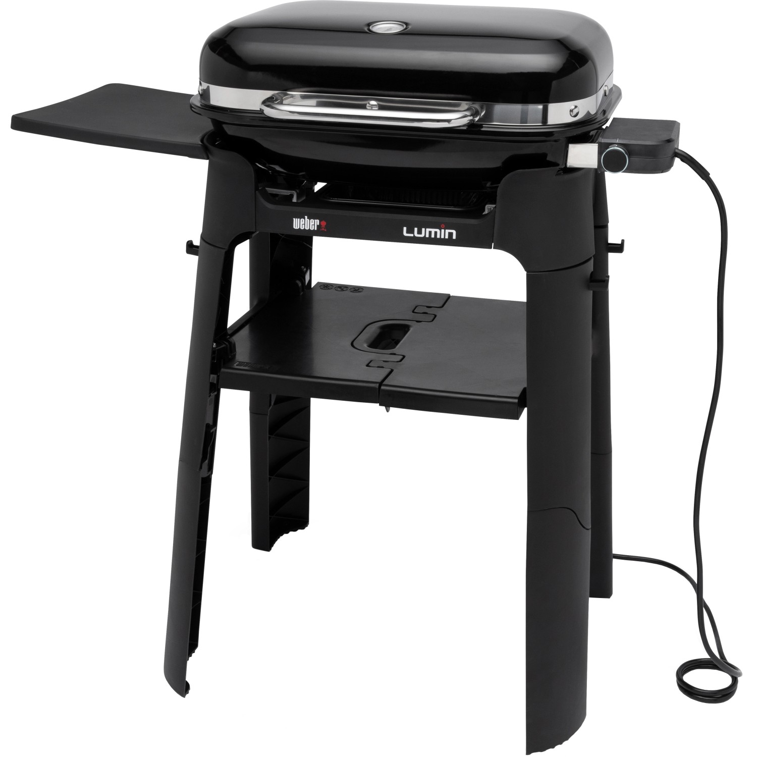 Weber Elektrogrill Lumin mit Stand Black - Modern und Praktisch