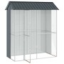 vidaXL Vogelkäfig Anthrazit 215 x 110 x 247 cm Verzinkter Stahl 3325172_3