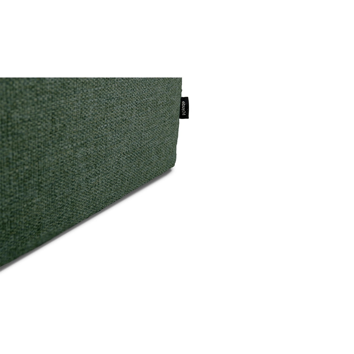 Detailansicht: Grünes ebuy24 Odin Schlafsofa Ecksofa mit Aufbewahrung.