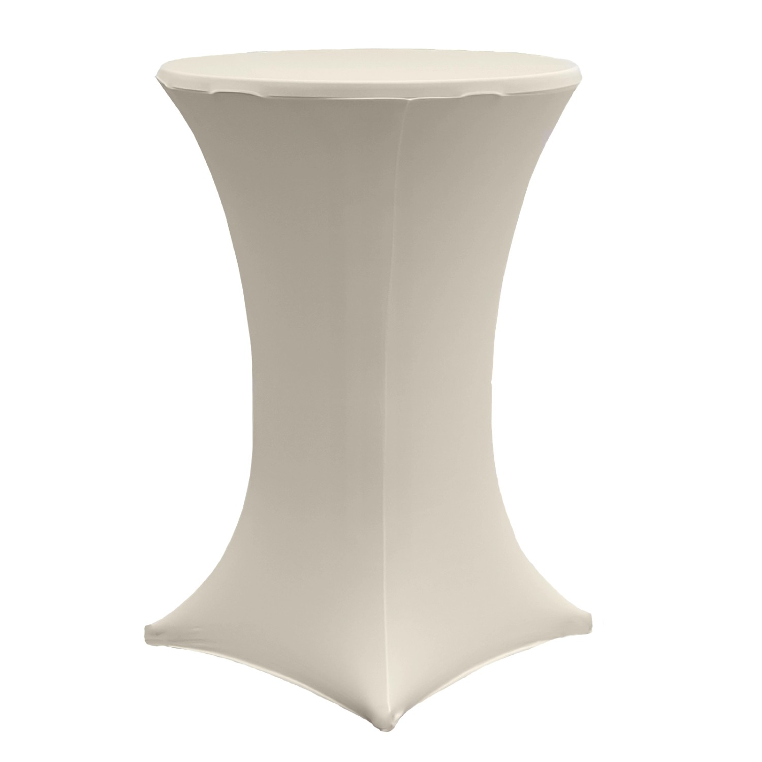 TRUTZHOLM Stehtischhusse Stretch 70cm Beige