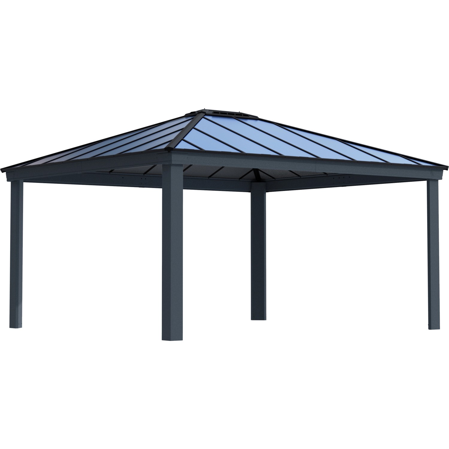 Palram - Canopia Dallas Garden Gazebo 306,7 cm x 483,7 cm x 422 cm Anthrazit