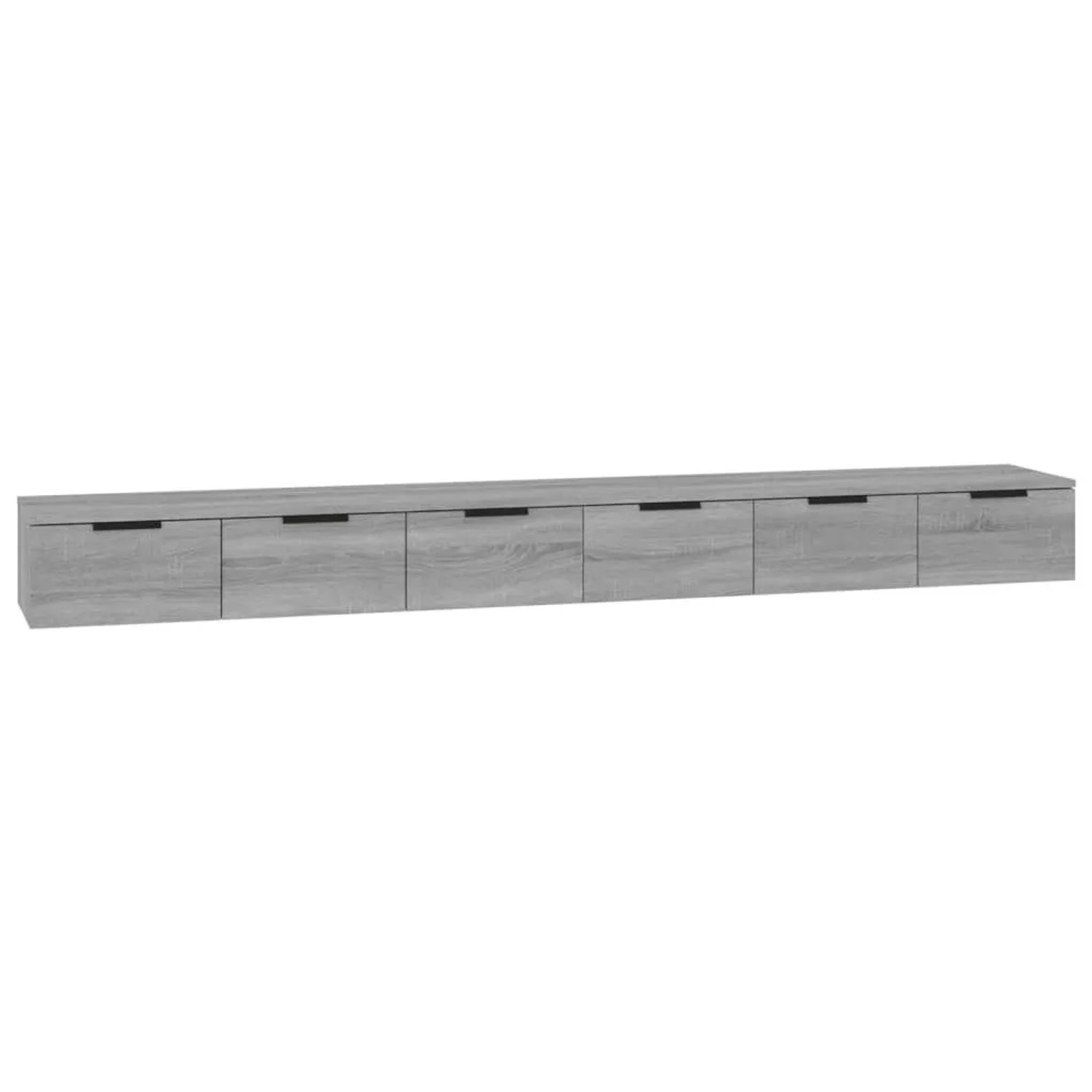 vidaXL Wandschränke 2 Stk Grau Sonoma 102x30x20 cm Holzwerkstoff 3115906