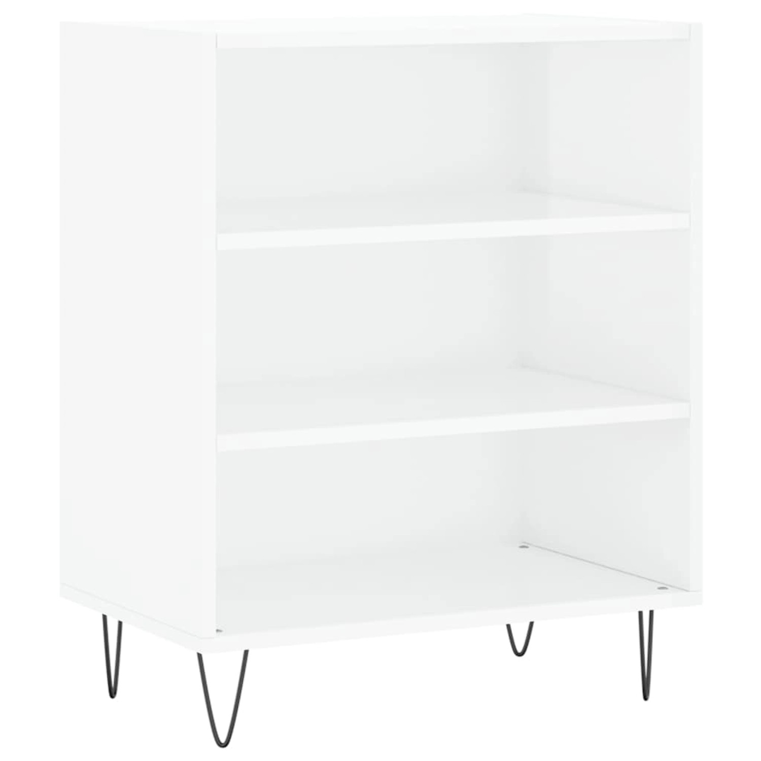 vidaXL Sideboard Hochglanz-Weiß 57x35x70 cm Holzwerkstoff 827134 günstig online kaufen