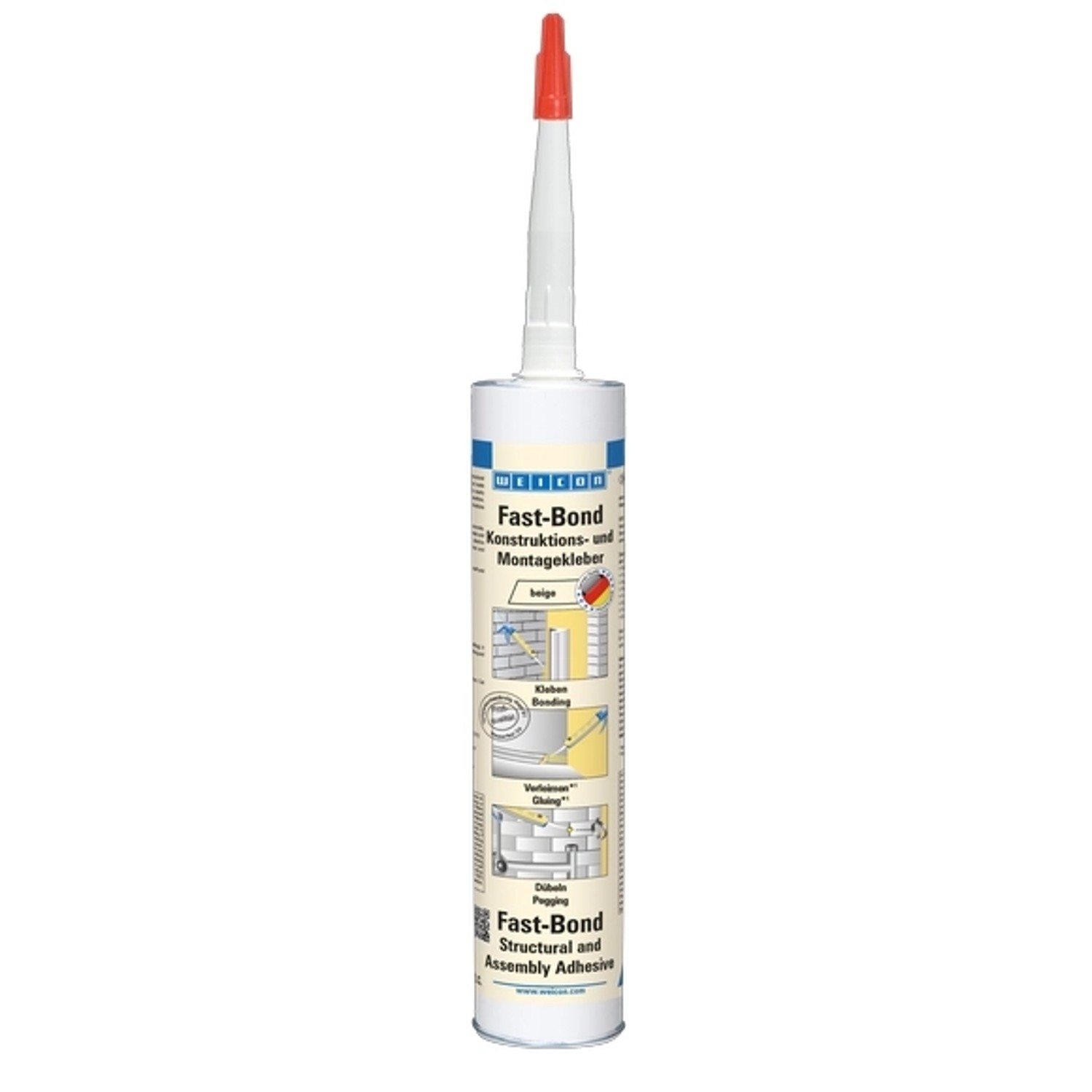 Thumbnail - WEICON Fast-Bond beige 310 ml Konstruktions-u. Montagekleber