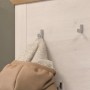 Inn.Furn Garderobenpaneel Weiß Lärche Landhaus 68 cm 5 Kleiderhaken Mirano_4