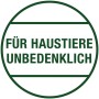 Symbol: Für Haustiere unbedenklich nach Antrocknen des Vorox Unkrautfrei Express.