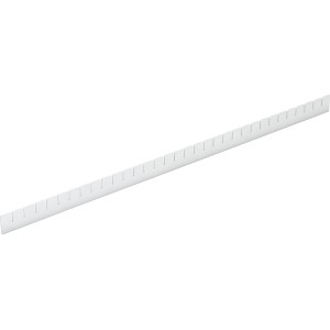 Eurobox-System Abtrenner, weiß, 100x5 cm zur Unterteilung von Aufbewahrungsboxen.