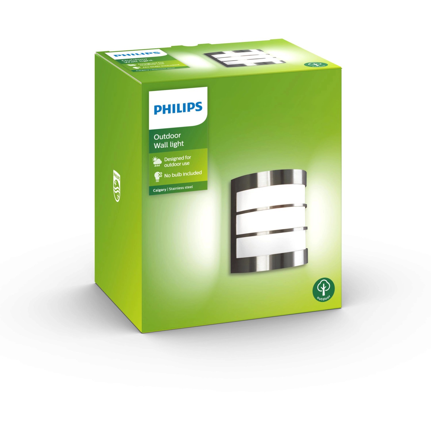 Philips Außenwandleuchte Calgary Edelstahl kaufen bei OBI 