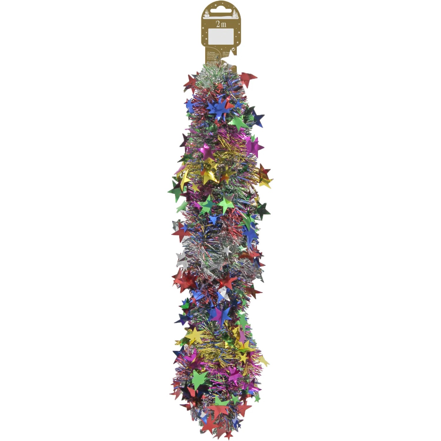 Foliengirlande 200 cm Bunt