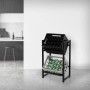 ML-Design Getränkekistenregal aus Stahl für 2 Kisten, anthrazit, freistehend.