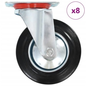 vidaXL 8 Stk Lenkrollen 160 mm 277986