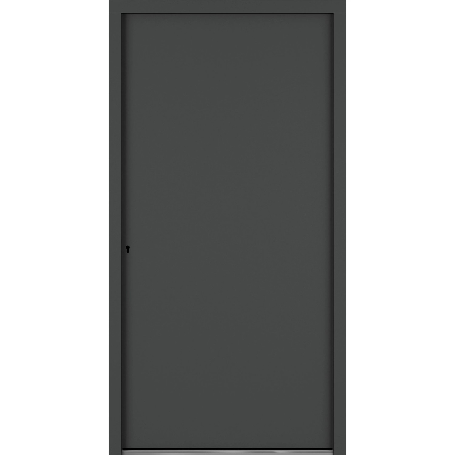 Roro Haustür OAE 1201 Aluverbund Weiß-Anthrazit 100 cm x 200 cm DIN L