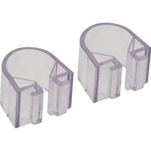 Hansgrohe Schellen Ø 25 mm, glasklar, für Casetta´D Seifenschalen.