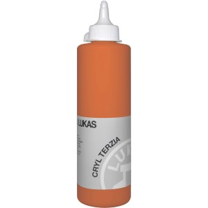 Lukas Cryl Terzia Acrylfarbe, Kadmiumorange (imit.), 500ml Flasche.