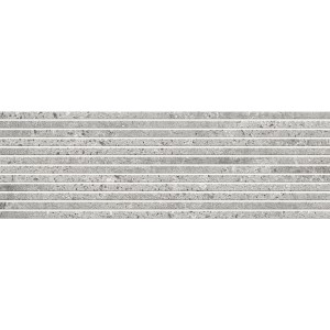 Cersanit Moonrow Wandfliese, graue Steingutfliese mit Struktur, 29x89 cm.