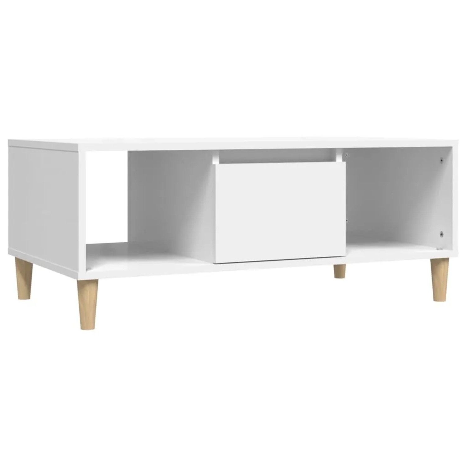 vidaXL Couchtisch Weiß 90x50x36,5 cm Holzwerkstoff 821060