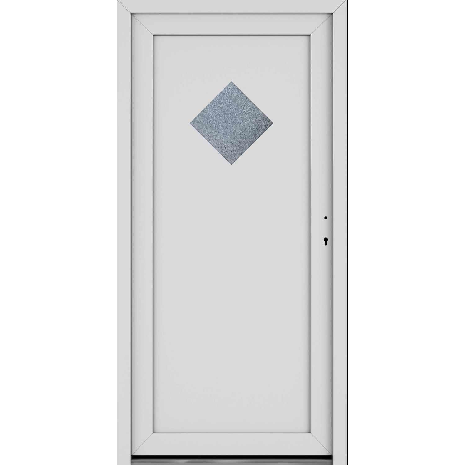 Roro Nebeneingangstür OKE 1151 Kunststoff Weiß 98 cm x 198 cm DIN R