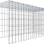 Gabiona Anbaukorb Typ 4, 50x100x40cm, Maschenweite 5x10cm, aus verzinktem Drahtgitter.