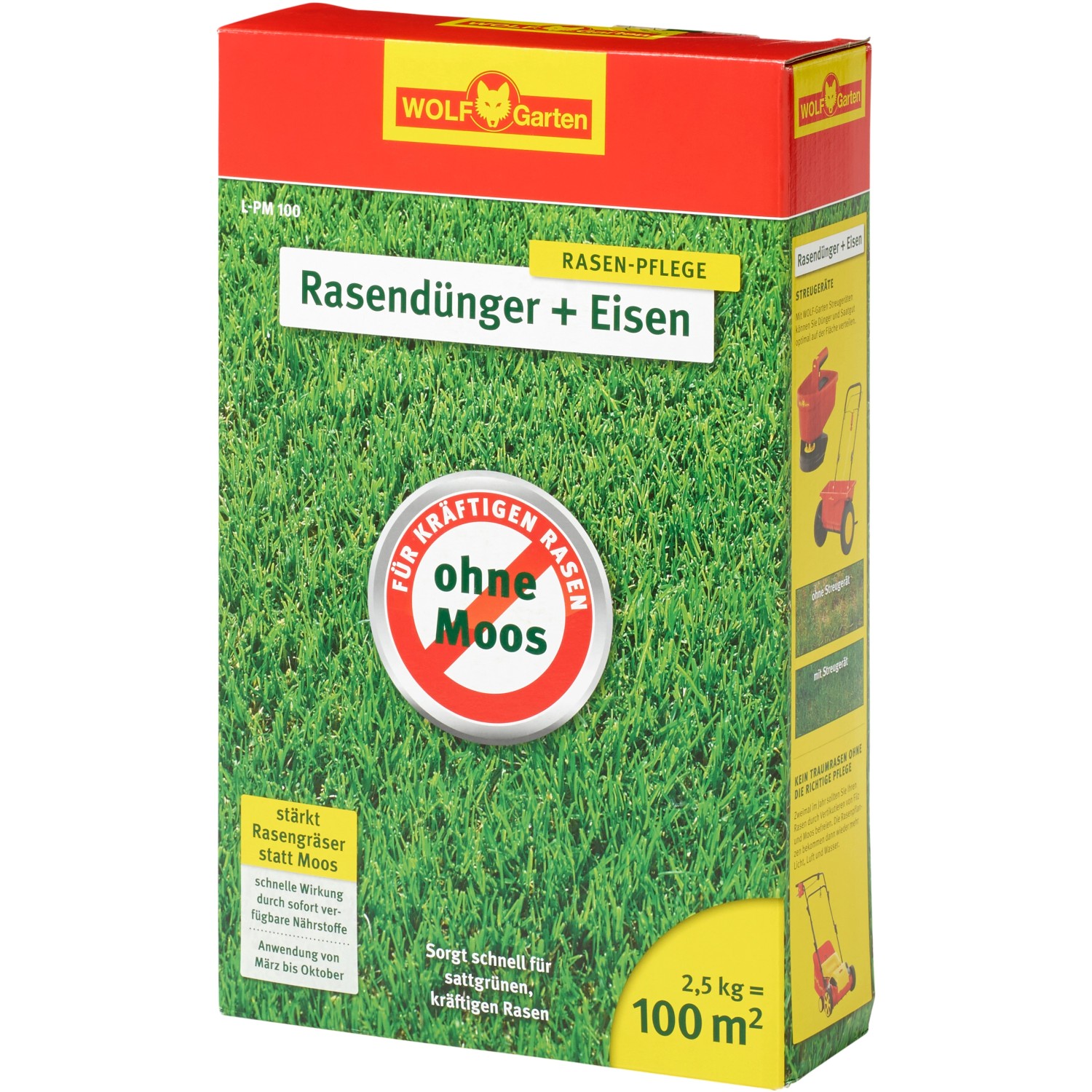 WolfGarten Rasendünger plus Eisen 2,5 kg LPM 100 kaufen bei OBI
