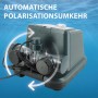 Gre 3-in-1 Salzelektrolyseanlage für Pools bis 25m³, automatische Chlorproduktion.