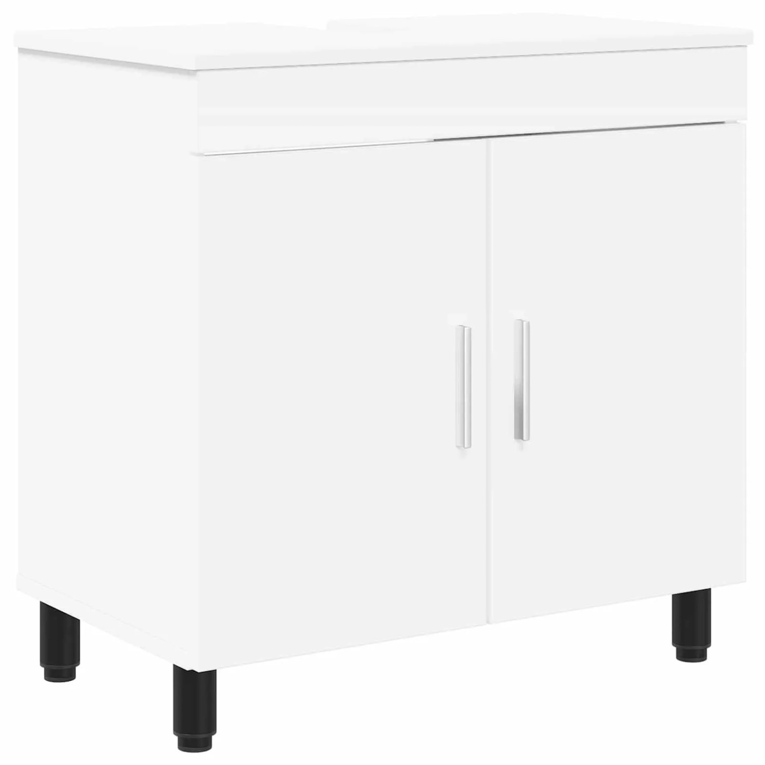 vidaXL Waschtisch Weiß 60 x 35 x 60 cm Holzwerkstoff 889395