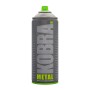 Kobra DIY Metallic Spray, 400ml, Silber glänzend. Buntlack-Spray für Metall und mehr.
