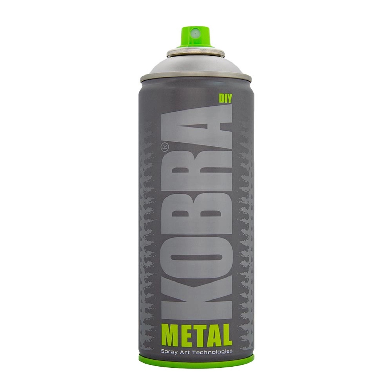 Kobra DIY Metallic Spray, 400ml, Silber glänzend. Buntlack-Spray für Metall und mehr.