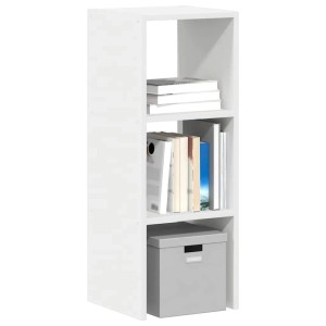 vidaXL Bücherregal Stapelbar Weiß 30x30x80 cm Holzwerkstoff 858803