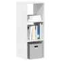 vidaXL Bücherregal Stapelbar Weiß 30x30x80 cm Holzwerkstoff 858803_2