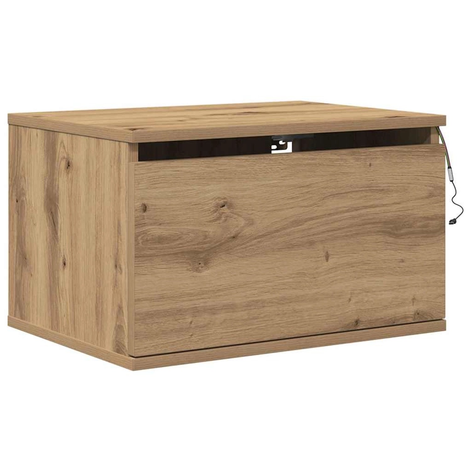 vidaXL Wandmontierter Nachtschrank mit Artisan-Eiche 50 x 36 x 30 cm 863080 günstig online kaufen
