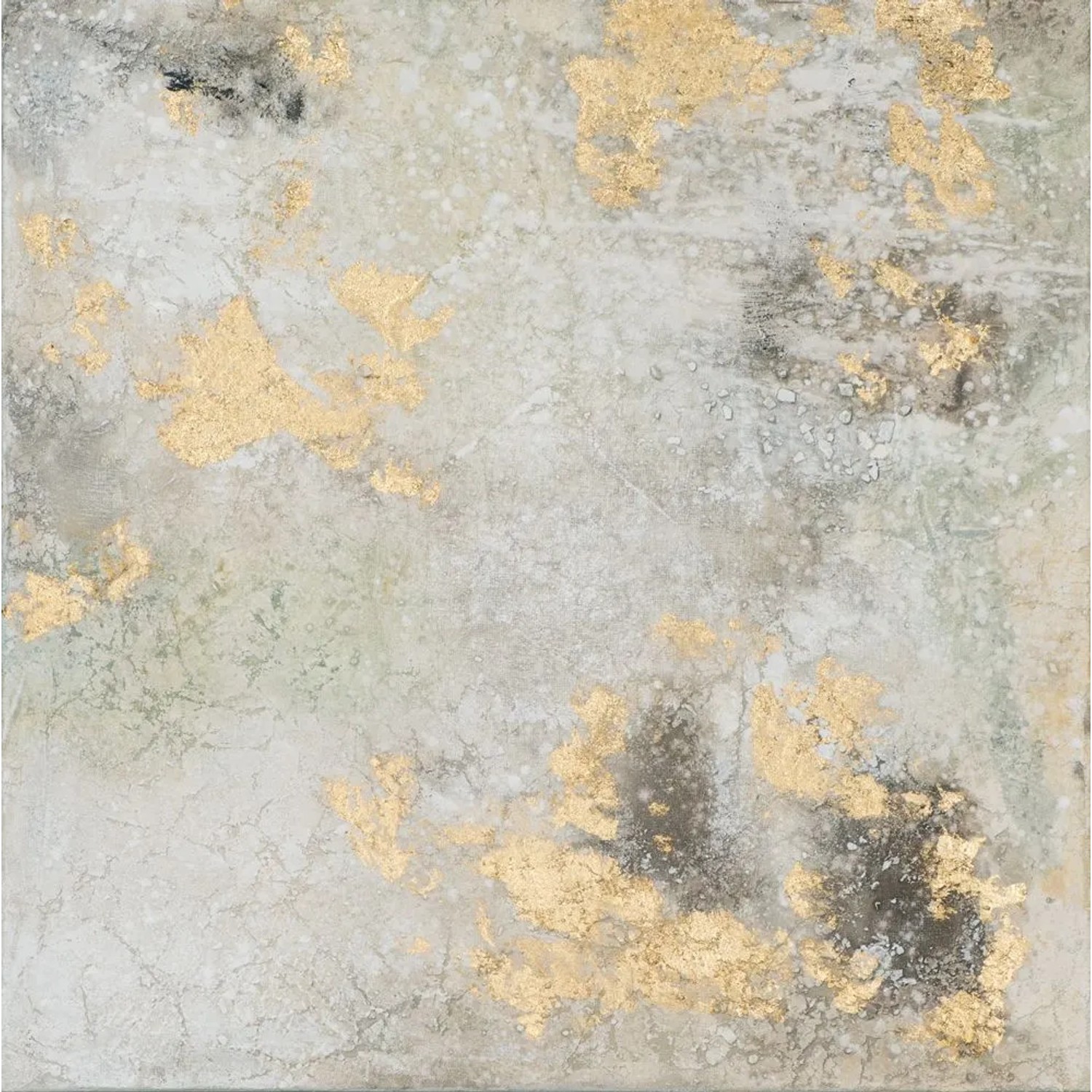 Art Universe Leinwandbild Goldstaub Natur 60 x 60 cm