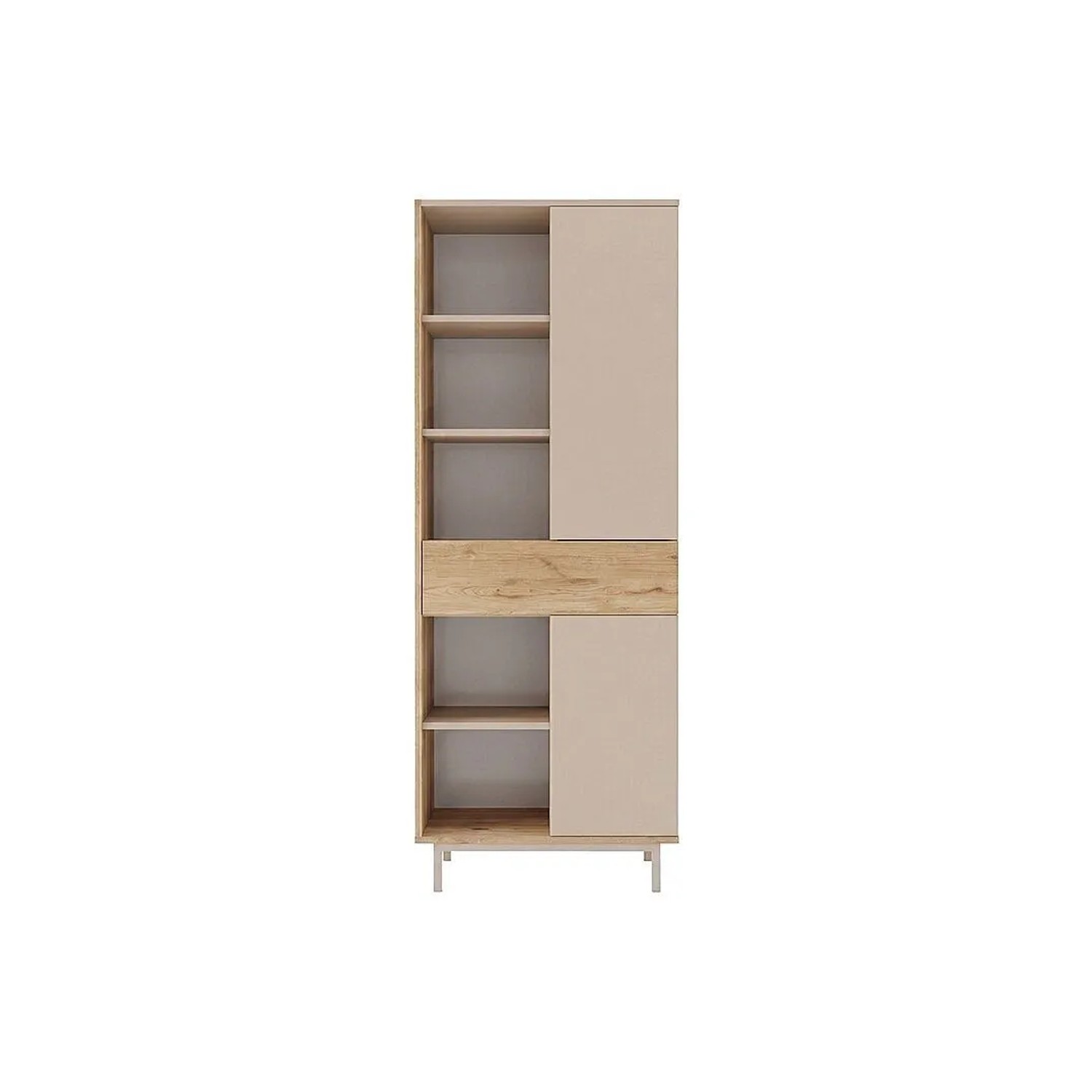 Vente-unique Bücherregal Reyala Beige  Naturfarben Hell 71.6 cm