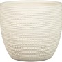 Scheurich Übertopf 866, Ø 22 cm, Vainilla, mit Textur, für Innenbereich.