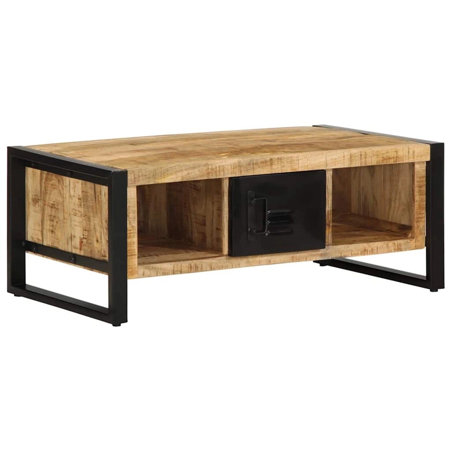 vidaXL Couchtisch 90x50x36 cm Raues Massivholz Mango 4013555 günstig online kaufen
