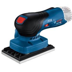 Bosch Professional GSS 12V-13 Akku-Schwingschleifer mit Zubehör, blau/schwarz.
