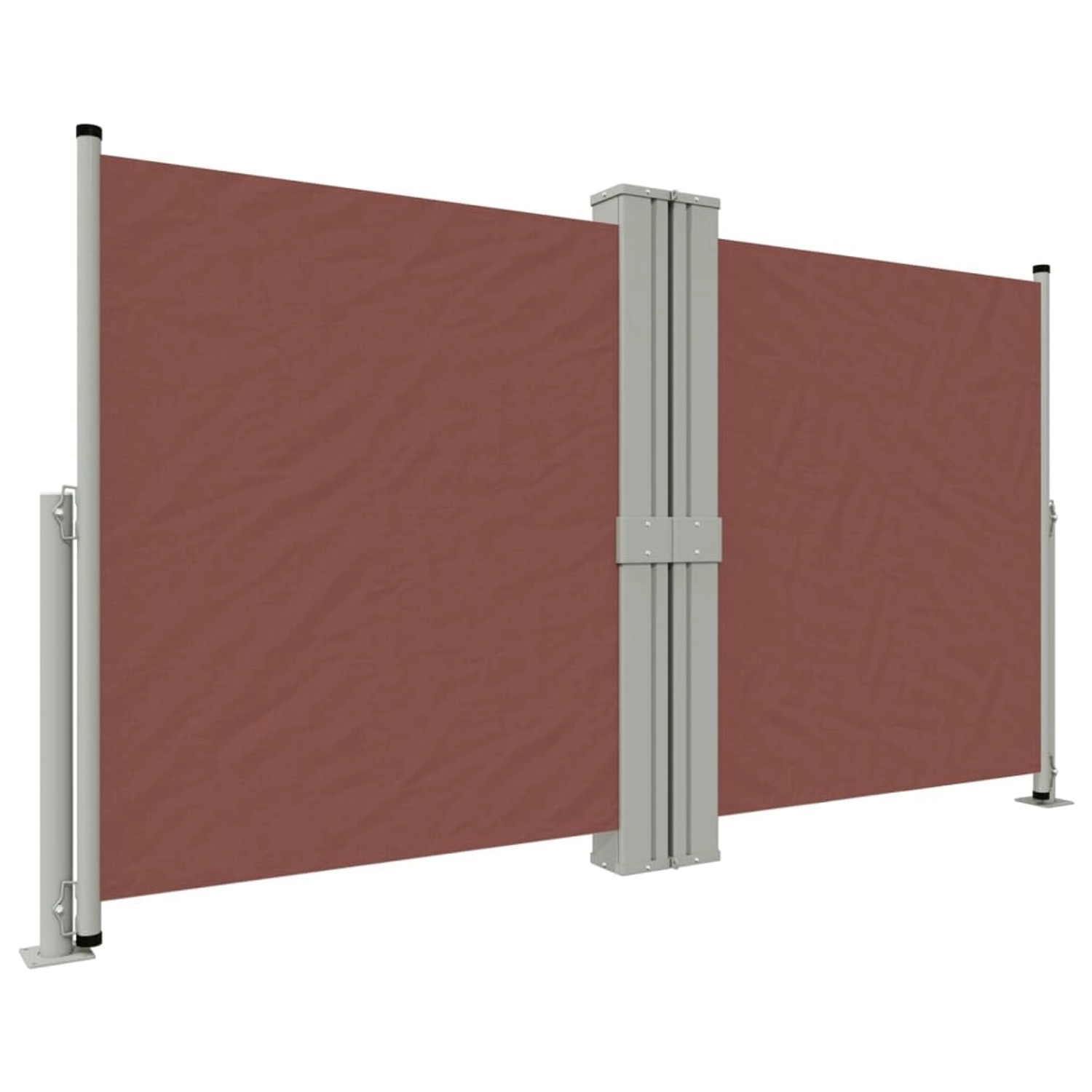 furnicato Seitenmarkise Ausziehbar Braun 140x1200 cm günstig online kaufen